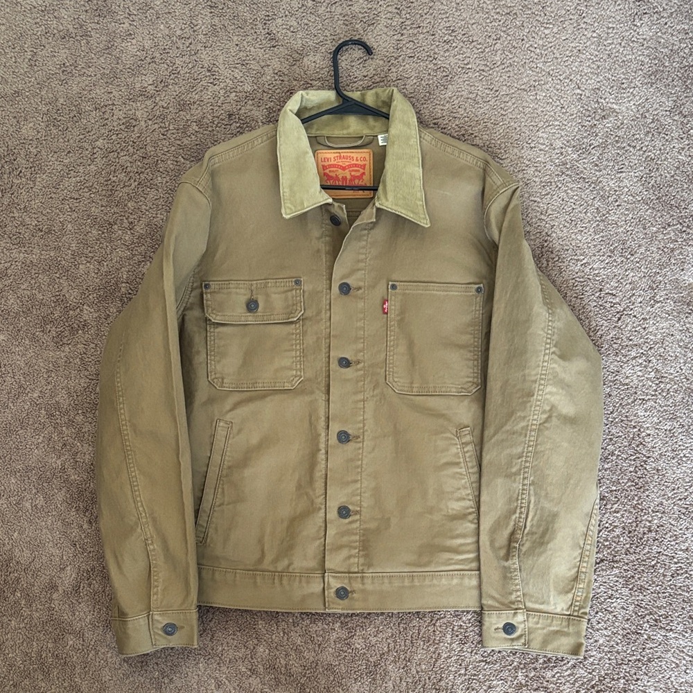 Levi's Men's Brown Shirt Jacket - Tan
